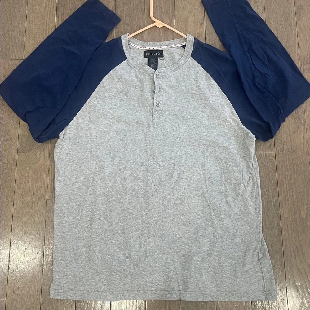 Pierre Cardin Raglan Henley Long Sleeve 🛍️ • Cotton • - Picture 10 of 13
